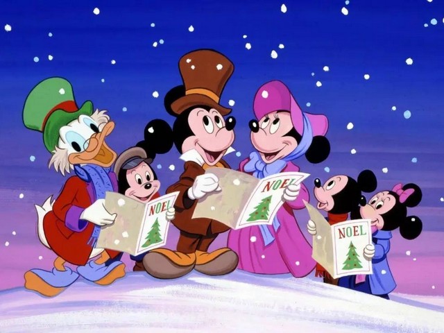 Disney Carols Wallpaper - A beautiful wallpaper with Mickey and Minnie Mouse, uncle Scrooge and the kids, amusing cartoon characters by Walt Disney, singing carols at the Christmas Eve. - , Disney, carols, carol, wallpaper, wallpapers, cartoon, cartoons, holiday, holidays, beautiful, Mickey, Minnie, Mouse, uncle, uncles, Scrooge, kids, kid, amusing, characters, character, Walt, Eve - A beautiful wallpaper with Mickey and Minnie Mouse, uncle Scrooge and the kids, amusing cartoon characters by Walt Disney, singing carols at the Christmas Eve. Solve free online Disney Carols Wallpaper puzzle games or send Disney Carols Wallpaper puzzle game greeting ecards  from puzzles-games.eu.. Disney Carols Wallpaper puzzle, puzzles, puzzles games, puzzles-games.eu, puzzle games, online puzzle games, free puzzle games, free online puzzle games, Disney Carols Wallpaper free puzzle game, Disney Carols Wallpaper online puzzle game, jigsaw puzzles, Disney Carols Wallpaper jigsaw puzzle, jigsaw puzzle games, jigsaw puzzles games, Disney Carols Wallpaper puzzle game ecard, puzzles games ecards, Disney Carols Wallpaper puzzle game greeting ecard