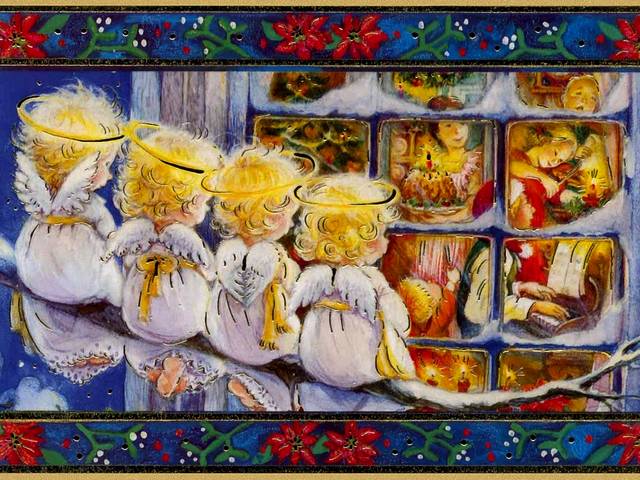 Christmas Eve by Lisi Martin Greeting Card - Lovely greeting card with little angels with dreamy looks towards a magnificent world, from where jets of a fairy, warm and joyful atmosphere of the Christmas Eve, painted by Lisi Martin a Spanish artist and illustrator, born in Barcelona, Catalonia in 1944. - , Christmas, Eve, Lisi, Martin, greeting, card, cards, art, arts, holiday, holidays, feast, feasts, lovely, little, angels, angel, magnificent, world, worlds, fairy, warm, joyful, atmosphere, atmospheres, Spanish, artist, artists, illustrator, illustrators, Barcelona, Catalonia, 1944. - Lovely greeting card with little angels with dreamy looks towards a magnificent world, from where jets of a fairy, warm and joyful atmosphere of the Christmas Eve, painted by Lisi Martin a Spanish artist and illustrator, born in Barcelona, Catalonia in 1944. Lösen Sie kostenlose Christmas Eve by Lisi Martin Greeting Card Online Puzzle Spiele oder senden Sie Christmas Eve by Lisi Martin Greeting Card Puzzle Spiel Gruß ecards  from puzzles-games.eu.. Christmas Eve by Lisi Martin Greeting Card puzzle, Rätsel, puzzles, Puzzle Spiele, puzzles-games.eu, puzzle games, Online Puzzle Spiele, kostenlose Puzzle Spiele, kostenlose Online Puzzle Spiele, Christmas Eve by Lisi Martin Greeting Card kostenlose Puzzle Spiel, Christmas Eve by Lisi Martin Greeting Card Online Puzzle Spiel, jigsaw puzzles, Christmas Eve by Lisi Martin Greeting Card jigsaw puzzle, jigsaw puzzle games, jigsaw puzzles games, Christmas Eve by Lisi Martin Greeting Card Puzzle Spiel ecard, Puzzles Spiele ecards, Christmas Eve by Lisi Martin Greeting Card Puzzle Spiel Gruß ecards