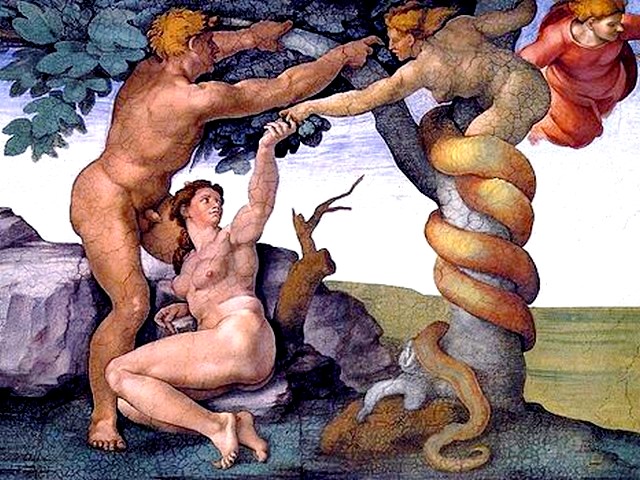 Sistine Chapel Michelangelo Forbidden Fruit Detail Basilica Saint Peter Vatican Rome Italy - Detail of the 'Forbidden Fruit', a fresco painted by Michelangelo in 1509, located on the central to the ceiling of the Sistine Chapel the Basilica 'Saint Peter' in Vatican, Rome, Italy, depicting the Downfall of Adam and Eve and their Expulsion from the Garden of Eden. - , Sistine, Chapel, Michelangelo, forbidden, fruit, fuits, detail, details, basilica, basilicas, Saint, Peter, St.Peter, Vatican, Rome, Italy, art, arts, places, place, holidays, holiday, travel, travels, tour, tours, trips, trip, excursion, excursions, fresco, frescoes, 1509, central, ceiling, ceilings, downfall, Adam, Eve, expulsion, expulsions, Garden, gardens, Eden - Detail of the 'Forbidden Fruit', a fresco painted by Michelangelo in 1509, located on the central to the ceiling of the Sistine Chapel the Basilica 'Saint Peter' in Vatican, Rome, Italy, depicting the Downfall of Adam and Eve and their Expulsion from the Garden of Eden. Подреждайте безплатни онлайн Sistine Chapel Michelangelo Forbidden Fruit Detail Basilica Saint Peter Vatican Rome Italy пъзел игри или изпратете Sistine Chapel Michelangelo Forbidden Fruit Detail Basilica Saint Peter Vatican Rome Italy пъзел игра поздравителна картичка  от puzzles-games.eu.. Sistine Chapel Michelangelo Forbidden Fruit Detail Basilica Saint Peter Vatican Rome Italy пъзел, пъзели, пъзели игри, puzzles-games.eu, пъзел игри, online пъзел игри, free пъзел игри, free online пъзел игри, Sistine Chapel Michelangelo Forbidden Fruit Detail Basilica Saint Peter Vatican Rome Italy free пъзел игра, Sistine Chapel Michelangelo Forbidden Fruit Detail Basilica Saint Peter Vatican Rome Italy online пъзел игра, jigsaw puzzles, Sistine Chapel Michelangelo Forbidden Fruit Detail Basilica Saint Peter Vatican Rome Italy jigsaw puzzle, jigsaw puzzle games, jigsaw puzzles games, Sistine Chapel Michelangelo Forbidden Fruit Detail Basilica Saint Peter Vatican Rome Italy пъзел игра картичка, пъзели игри картички, Sistine Chapel Michelangelo Forbidden Fruit Detail Basilica Saint Peter Vatican Rome Italy пъзел игра поздравителна картичка