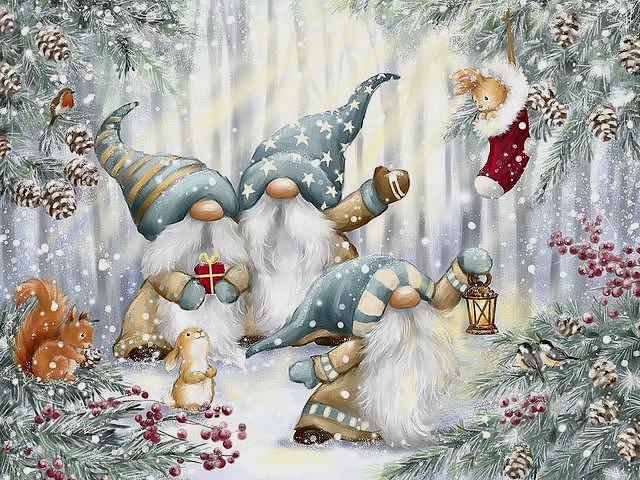 Gnomes in Snowy Forest - Christmas greeting card with trio of adorable gnomes in a snowy forest, sharing the joy of the holidays and a heartfelt message <br />
'Gnomes may be small in stature, but their hearts are as big as the gardens they tend. May your heart be as full as theirs'. - , gnomes, gnome, snowy, forest, forests, holiday, holidays, Christmas, greeting, card, cards, greeting, greetings, adorable, joy, heartfelt, message, stature, hearts, heart, gardens, garden - Christmas greeting card with trio of adorable gnomes in a snowy forest, sharing the joy of the holidays and a heartfelt message <br />
'Gnomes may be small in stature, but their hearts are as big as the gardens they tend. May your heart be as full as theirs'. Lösen Sie kostenlose Gnomes in Snowy Forest Online Puzzle Spiele oder senden Sie Gnomes in Snowy Forest Puzzle Spiel Gruß ecards  from puzzles-games.eu.. Gnomes in Snowy Forest puzzle, Rätsel, puzzles, Puzzle Spiele, puzzles-games.eu, puzzle games, Online Puzzle Spiele, kostenlose Puzzle Spiele, kostenlose Online Puzzle Spiele, Gnomes in Snowy Forest kostenlose Puzzle Spiel, Gnomes in Snowy Forest Online Puzzle Spiel, jigsaw puzzles, Gnomes in Snowy Forest jigsaw puzzle, jigsaw puzzle games, jigsaw puzzles games, Gnomes in Snowy Forest Puzzle Spiel ecard, Puzzles Spiele ecards, Gnomes in Snowy Forest Puzzle Spiel Gruß ecards