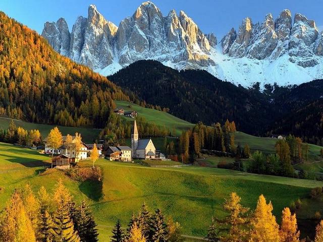 Autumn Landscape St. Magdalena Village South Tyrol Italy - Fantastic natural landscape in the autumn afternoon from the St. Magdalena village in the Val di Funes Valley (Villnoesstal) in South Tyrol, Italy, situated at the foot of the Odle/Geisler mountain massif. The Odle/Geisler group is limestone mountain range with steep cliffs, pinnacles and ravines, which form part of the Alps, known for the beautiful Dolomites peaks, a paradise for mountain lovers in the heart of the Puez-Odle Nature Park. - , autumn, landscape, landscapes, St., Magdalena, village, villages, South, Tyrol, Italy, nature, natures, place, places, fantastic, natural, afternoon, Val, di, Funes, valley, valleys, Villnoesstal, foot, Odle, Geisler, mountain, mountains, massif, group, groups, limestone, range, ranges, steep, cliffs, cliff, pinnacles, pinnacle, ravines, ravine, part, parts, Alps, beautiful, Dolomites, peaks, peak, paradise, lovers, heart, hearts, Puez, park, parks - Fantastic natural landscape in the autumn afternoon from the St. Magdalena village in the Val di Funes Valley (Villnoesstal) in South Tyrol, Italy, situated at the foot of the Odle/Geisler mountain massif. The Odle/Geisler group is limestone mountain range with steep cliffs, pinnacles and ravines, which form part of the Alps, known for the beautiful Dolomites peaks, a paradise for mountain lovers in the heart of the Puez-Odle Nature Park. Подреждайте безплатни онлайн Autumn Landscape St. Magdalena Village South Tyrol Italy пъзел игри или изпратете Autumn Landscape St. Magdalena Village South Tyrol Italy пъзел игра поздравителна картичка  от puzzles-games.eu.. Autumn Landscape St. Magdalena Village South Tyrol Italy пъзел, пъзели, пъзели игри, puzzles-games.eu, пъзел игри, online пъзел игри, free пъзел игри, free online пъзел игри, Autumn Landscape St. Magdalena Village South Tyrol Italy free пъзел игра, Autumn Landscape St. Magdalena Village South Tyrol Italy online пъзел игра, jigsaw puzzles, Autumn Landscape St. Magdalena Village South Tyrol Italy jigsaw puzzle, jigsaw puzzle games, jigsaw puzzles games, Autumn Landscape St. Magdalena Village South Tyrol Italy пъзел игра картичка, пъзели игри картички, Autumn Landscape St. Magdalena Village South Tyrol Italy пъзел игра поздравителна картичка