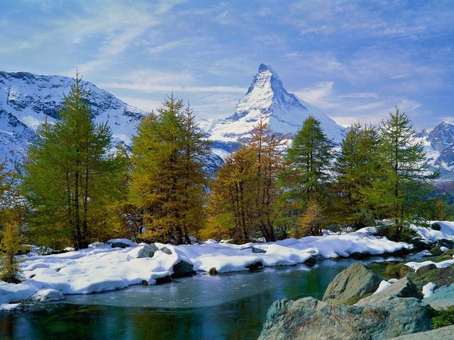 Matterhorn Valais Switzerland Wallpaper - Wallpaper of 'Matterhorn', an emblem of the Swiss Alps, one of the most famous peaks in the world, which is located on the border between Switzerland and Italy. The Matterhorn which rises 4478 meters and overlooks the town of Zermatt in the canton of Valais, was climbed for the first time in 1865 by seven mountaineers, led by Edward Whymper from Great Britain. The Matterhorn is one of the deadliest peaks in the Alps. - , Matterhorn, Valais, Switzerland, wallpaper, wallpapers, nature, natures, places, place, travel, travels, tour, tours, trip, trips, emblem, emblems, Swiss, Alps, famous, peaks, peak, world, border, borders, Italy, 4478, meters, meter, town, towns, Zermatt, canton, cantons, time, times, 1865, mountaineers, mountaineer, Edward, Whymper, Great, Britain, deadliest - Wallpaper of 'Matterhorn', an emblem of the Swiss Alps, one of the most famous peaks in the world, which is located on the border between Switzerland and Italy. The Matterhorn which rises 4478 meters and overlooks the town of Zermatt in the canton of Valais, was climbed for the first time in 1865 by seven mountaineers, led by Edward Whymper from Great Britain. The Matterhorn is one of the deadliest peaks in the Alps. Resuelve rompecabezas en línea gratis Matterhorn Valais Switzerland Wallpaper juegos puzzle o enviar Matterhorn Valais Switzerland Wallpaper juego de puzzle tarjetas electrónicas de felicitación  de puzzles-games.eu.. Matterhorn Valais Switzerland Wallpaper puzzle, puzzles, rompecabezas juegos, puzzles-games.eu, juegos de puzzle, juegos en línea del rompecabezas, juegos gratis puzzle, juegos en línea gratis rompecabezas, Matterhorn Valais Switzerland Wallpaper juego de puzzle gratuito, Matterhorn Valais Switzerland Wallpaper juego de rompecabezas en línea, jigsaw puzzles, Matterhorn Valais Switzerland Wallpaper jigsaw puzzle, jigsaw puzzle games, jigsaw puzzles games, Matterhorn Valais Switzerland Wallpaper rompecabezas de juego tarjeta electrónica, juegos de puzzles tarjetas electrónicas, Matterhorn Valais Switzerland Wallpaper puzzle tarjeta electrónica de felicitación