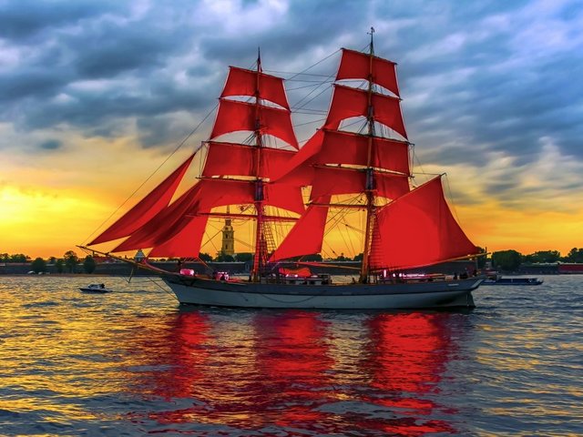 Scarlet Sails juego de puzzle 