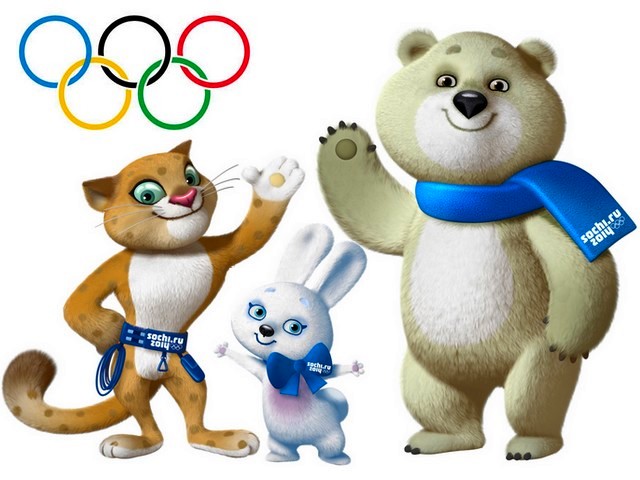 2014 Sochi Winter Olympics Mascots Wallpaper - Wallpaper with the Russia's official mascots for the 2014 Sochi Winter Olympics, a Polar bear, European hare and Amur leopard. The leopards, the hares and the polar bears which are found in Russia, possesses characteristics like speed, strength, and agility, which are suitable for their  inclusion in the Winter Games, as mascots for skiing, speed-skating, curling, sports sleighs, bobsleigh, figure skating  and snowboarding.<br />
The snow leopards are extremely elusive, roam great distances and are officially protected in Russia. Like them, the polar bears in Russia are also protected by law. Since they’re uniquely adapted to the Arctic environment, polar bears are particularly sensitive to climate change. The hares are ones of the busiest creatures in the forest during the winter. They are fast, moving up with 40 miles (60 km) per hour and are not threatened with extinction. - , 2014, Sochi, winter, Olympics, mascots, mascot, wallpaper, wallpapers, cartoon, cartoons, sport, sports, Russia, official, polar, bear, bears, European, hare, hares, Amur, leopard, leopards, characteristics, characteristics, speed, strength, agility, games, game, skiing, skating, curling, sleighs, bobsleigh, figure, snowboarding, extremely, elusive, distances, law, uniquely, Arctic, environment, climate, creatures, creature, forest, fast, miles, hour, extinction - Wallpaper with the Russia's official mascots for the 2014 Sochi Winter Olympics, a Polar bear, European hare and Amur leopard. The leopards, the hares and the polar bears which are found in Russia, possesses characteristics like speed, strength, and agility, which are suitable for their  inclusion in the Winter Games, as mascots for skiing, speed-skating, curling, sports sleighs, bobsleigh, figure skating  and snowboarding.<br />
The snow leopards are extremely elusive, roam great distances and are officially protected in Russia. Like them, the polar bears in Russia are also protected by law. Since they’re uniquely adapted to the Arctic environment, polar bears are particularly sensitive to climate change. The hares are ones of the busiest creatures in the forest during the winter. They are fast, moving up with 40 miles (60 km) per hour and are not threatened with extinction. Solve free online 2014 Sochi Winter Olympics Mascots Wallpaper puzzle games or send 2014 Sochi Winter Olympics Mascots Wallpaper puzzle game greeting ecards  from puzzles-games.eu.. 2014 Sochi Winter Olympics Mascots Wallpaper puzzle, puzzles, puzzles games, puzzles-games.eu, puzzle games, online puzzle games, free puzzle games, free online puzzle games, 2014 Sochi Winter Olympics Mascots Wallpaper free puzzle game, 2014 Sochi Winter Olympics Mascots Wallpaper online puzzle game, jigsaw puzzles, 2014 Sochi Winter Olympics Mascots Wallpaper jigsaw puzzle, jigsaw puzzle games, jigsaw puzzles games, 2014 Sochi Winter Olympics Mascots Wallpaper puzzle game ecard, puzzles games ecards, 2014 Sochi Winter Olympics Mascots Wallpaper puzzle game greeting ecard