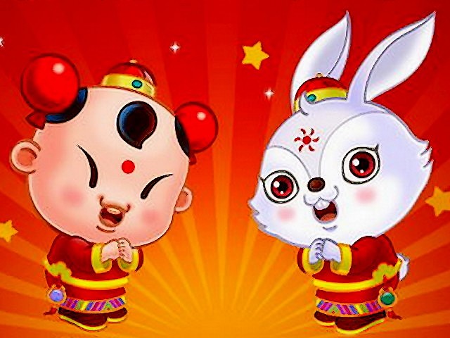 Chinese New Year of Rabbit Wallpaper - Wallpaper for the Chinese New Year 2011, which begins on February 3, 2011 and ends on January 22, 2012 and according to the Chinese Zodiac is a year of the Rabbit. - , Chinese, New, Year, rabbit, rabbits, wallpaper, wallpapers, cartoon, cartoons, holidays, holiday, festival, festivals, celebrations, celebration, 2011, February, January, 2012, Zodiac - Wallpaper for the Chinese New Year 2011, which begins on February 3, 2011 and ends on January 22, 2012 and according to the Chinese Zodiac is a year of the Rabbit. Подреждайте безплатни онлайн Chinese New Year of Rabbit Wallpaper пъзел игри или изпратете Chinese New Year of Rabbit Wallpaper пъзел игра поздравителна картичка  от puzzles-games.eu.. Chinese New Year of Rabbit Wallpaper пъзел, пъзели, пъзели игри, puzzles-games.eu, пъзел игри, online пъзел игри, free пъзел игри, free online пъзел игри, Chinese New Year of Rabbit Wallpaper free пъзел игра, Chinese New Year of Rabbit Wallpaper online пъзел игра, jigsaw puzzles, Chinese New Year of Rabbit Wallpaper jigsaw puzzle, jigsaw puzzle games, jigsaw puzzles games, Chinese New Year of Rabbit Wallpaper пъзел игра картичка, пъзели игри картички, Chinese New Year of Rabbit Wallpaper пъзел игра поздравителна картичка
