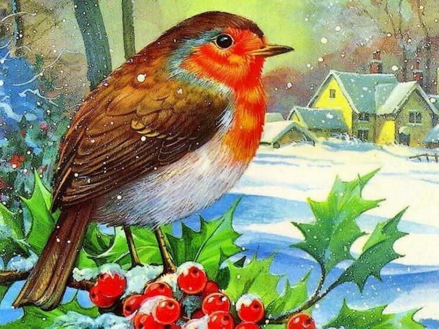 Christmas Bird Illustration - Beautiful illustration of snowy Christmas landscape with a little bird robin, perched on a Holly branch. - , Christmas, bird, birds, illustration, illustration, cartoon, cartoons, beautiful, snowy, landscape, landscapes, robin, Holly, branch, branches - Beautiful illustration of snowy Christmas landscape with a little bird robin, perched on a Holly branch. Lösen Sie kostenlose Christmas Bird Illustration Online Puzzle Spiele oder senden Sie Christmas Bird Illustration Puzzle Spiel Gruß ecards  from puzzles-games.eu.. Christmas Bird Illustration puzzle, Rätsel, puzzles, Puzzle Spiele, puzzles-games.eu, puzzle games, Online Puzzle Spiele, kostenlose Puzzle Spiele, kostenlose Online Puzzle Spiele, Christmas Bird Illustration kostenlose Puzzle Spiel, Christmas Bird Illustration Online Puzzle Spiel, jigsaw puzzles, Christmas Bird Illustration jigsaw puzzle, jigsaw puzzle games, jigsaw puzzles games, Christmas Bird Illustration Puzzle Spiel ecard, Puzzles Spiele ecards, Christmas Bird Illustration Puzzle Spiel Gruß ecards