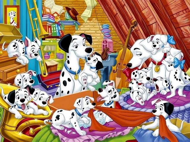 Disney 101 Dalmatians puzzle game 