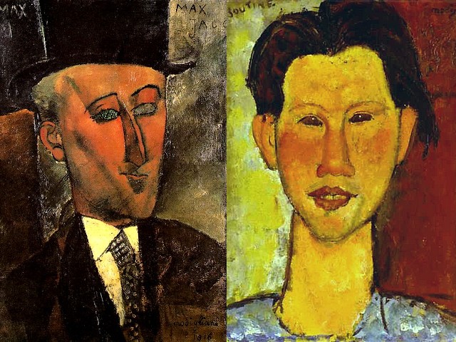 Amadeo Modigliani Portrait of Max Jacob and Portrait of Chaim Soutine - 'Portrait of Max Jacob' (1916, oil on canvas, Art Academy, North Rhine-Westphalia, Dusseldorf, Germany), a French poet, painter, writer, and critic (1876-1944), a painting by the bohemian artist and posthumous legend Amadeo Modigliani, influenced by the geometric style of Cubism. From the series of portraits of contemporary artists and Modigliani's friends in Montparnasse is the 'Portrait of Chaim Soutine' (1915, oil on board, National Gallery, Stuttgart, Germany), a Jewish painter expressionist from Belarus, forerunner of Abstract Expressionism and  proponent of European style of Rembrandt, Chardin, and Courbet. - , Amadeo, Modigliani, portrait, portraits, Max, Jacob, Chaim, Soutine, art, arts, painter, painters, artist, artists, sculptor, sculptors, Expressionist, Expressionists, 1916, oil, canvas, Academy, North, Rhine-Westphalia, Dusseldorf, Germany, French, poet, poets, writer, writers, critic, critics, 1876-1944, painting, paintings, bohemian, posthumous, legend, legends, geometric, style, styles, Cubism, series, serie, contemporary, friends, friend, Montparnasse, 1915, board, boards, National, Gallery, galleries, Stuttgart, Jewish, Belarus, forerunner, forerunners, abstract, proponent, proponents, European, style, styles, Rembrandt, Chardin, Courbet - 'Portrait of Max Jacob' (1916, oil on canvas, Art Academy, North Rhine-Westphalia, Dusseldorf, Germany), a French poet, painter, writer, and critic (1876-1944), a painting by the bohemian artist and posthumous legend Amadeo Modigliani, influenced by the geometric style of Cubism. From the series of portraits of contemporary artists and Modigliani's friends in Montparnasse is the 'Portrait of Chaim Soutine' (1915, oil on board, National Gallery, Stuttgart, Germany), a Jewish painter expressionist from Belarus, forerunner of Abstract Expressionism and  proponent of European style of Rembrandt, Chardin, and Courbet. Lösen Sie kostenlose Amadeo Modigliani Portrait of Max Jacob and Portrait of Chaim Soutine Online Puzzle Spiele oder senden Sie Amadeo Modigliani Portrait of Max Jacob and Portrait of Chaim Soutine Puzzle Spiel Gruß ecards  from puzzles-games.eu.. Amadeo Modigliani Portrait of Max Jacob and Portrait of Chaim Soutine puzzle, Rätsel, puzzles, Puzzle Spiele, puzzles-games.eu, puzzle games, Online Puzzle Spiele, kostenlose Puzzle Spiele, kostenlose Online Puzzle Spiele, Amadeo Modigliani Portrait of Max Jacob and Portrait of Chaim Soutine kostenlose Puzzle Spiel, Amadeo Modigliani Portrait of Max Jacob and Portrait of Chaim Soutine Online Puzzle Spiel, jigsaw puzzles, Amadeo Modigliani Portrait of Max Jacob and Portrait of Chaim Soutine jigsaw puzzle, jigsaw puzzle games, jigsaw puzzles games, Amadeo Modigliani Portrait of Max Jacob and Portrait of Chaim Soutine Puzzle Spiel ecard, Puzzles Spiele ecards, Amadeo Modigliani Portrait of Max Jacob and Portrait of Chaim Soutine Puzzle Spiel Gruß ecards