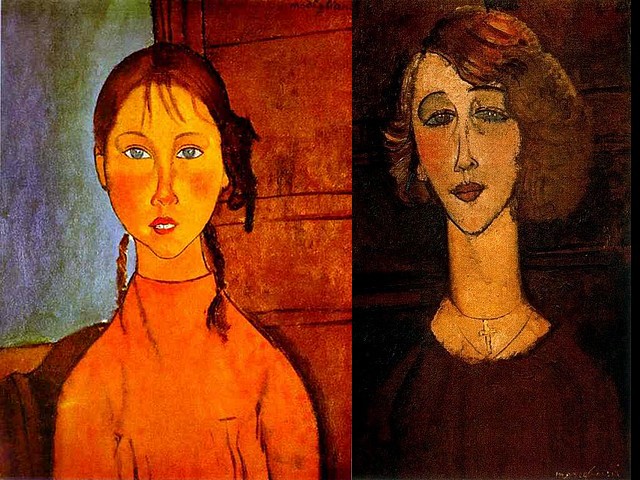 Amedeo Modigliani Girl with Braids and Lalotte - 'Girl with Braids' (1918, oil on canvas, Nagoya City Art Museum, Japan), one of the three most attractive and  popular paintings of children in close-up, made by Amedeo Modigliani in Nice, when he had trouble to find adult models and portrait of 'Lalotte'(1916, oil on canvas, National Museum of Modern Art, Centre Georges Pompidou, Paris, France). - , Amedeo, Modigliani, girl, girls, braids, braid, Lalotte, art, arts, painter, painters, artist, artists, sculptor, sculptors, Expressionist, Expressionists, 1918, oil, canvas, Nagoya, City, cities, Museum, museums, Japan, attractive, popular, paintings, painting, children, child, close-up, Nice, trouble, troubles, adult, models, model, portrait, portraits, National, Modern, Centre, Georges, Pompidou, Paris, France - 'Girl with Braids' (1918, oil on canvas, Nagoya City Art Museum, Japan), one of the three most attractive and  popular paintings of children in close-up, made by Amedeo Modigliani in Nice, when he had trouble to find adult models and portrait of 'Lalotte'(1916, oil on canvas, National Museum of Modern Art, Centre Georges Pompidou, Paris, France). Resuelve rompecabezas en línea gratis Amedeo Modigliani Girl with Braids and Lalotte juegos puzzle o enviar Amedeo Modigliani Girl with Braids and Lalotte juego de puzzle tarjetas electrónicas de felicitación  de puzzles-games.eu.. Amedeo Modigliani Girl with Braids and Lalotte puzzle, puzzles, rompecabezas juegos, puzzles-games.eu, juegos de puzzle, juegos en línea del rompecabezas, juegos gratis puzzle, juegos en línea gratis rompecabezas, Amedeo Modigliani Girl with Braids and Lalotte juego de puzzle gratuito, Amedeo Modigliani Girl with Braids and Lalotte juego de rompecabezas en línea, jigsaw puzzles, Amedeo Modigliani Girl with Braids and Lalotte jigsaw puzzle, jigsaw puzzle games, jigsaw puzzles games, Amedeo Modigliani Girl with Braids and Lalotte rompecabezas de juego tarjeta electrónica, juegos de puzzles tarjetas electrónicas, Amedeo Modigliani Girl with Braids and Lalotte puzzle tarjeta electrónica de felicitación