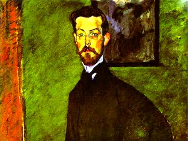 Amedeo Modigliani Portrait of Paul Alexandre against a Green Background - A fragment from the 'Portrait of Paul Alexandre against a Green Background' (1909, oil on canvas, private collection, an early work of Amedeo Modigliani, influenced by Toulouse Lautrec and Paul Cezanne), a medical doctor, a first promoter, collector and patron of Modigliani, who admired by his paintings and supports the Italian artist until 1914, before he went to the army. Dr. Alexandre was buying and collects up to 25 paintings and 450 drawings by Modigliani, which were published in 1990. - , Amedeo, Modigliani, portrait, portraits, Paul, Alexandre, green, background, backgrounds, art, arts, painter, painters, artist, artists, sculptor, sculptors, Expressionist, Expressionists, fragment, fragments, 1909, oil, canvas, private, collection, collections, early, work, works, Toulouse, Lautrec, Paul, Cezanne, medical, doctor, doctors, first, promoter, promoters, collector, collectors, patron, patrons, paintings, painting, 1914, army, armies, Dr.Alexandre, drawings, drawing, 1990 - A fragment from the 'Portrait of Paul Alexandre against a Green Background' (1909, oil on canvas, private collection, an early work of Amedeo Modigliani, influenced by Toulouse Lautrec and Paul Cezanne), a medical doctor, a first promoter, collector and patron of Modigliani, who admired by his paintings and supports the Italian artist until 1914, before he went to the army. Dr. Alexandre was buying and collects up to 25 paintings and 450 drawings by Modigliani, which were published in 1990. Lösen Sie kostenlose Amedeo Modigliani Portrait of Paul Alexandre against a Green Background Online Puzzle Spiele oder senden Sie Amedeo Modigliani Portrait of Paul Alexandre against a Green Background Puzzle Spiel Gruß ecards  from puzzles-games.eu.. Amedeo Modigliani Portrait of Paul Alexandre against a Green Background puzzle, Rätsel, puzzles, Puzzle Spiele, puzzles-games.eu, puzzle games, Online Puzzle Spiele, kostenlose Puzzle Spiele, kostenlose Online Puzzle Spiele, Amedeo Modigliani Portrait of Paul Alexandre against a Green Background kostenlose Puzzle Spiel, Amedeo Modigliani Portrait of Paul Alexandre against a Green Background Online Puzzle Spiel, jigsaw puzzles, Amedeo Modigliani Portrait of Paul Alexandre against a Green Background jigsaw puzzle, jigsaw puzzle games, jigsaw puzzles games, Amedeo Modigliani Portrait of Paul Alexandre against a Green Background Puzzle Spiel ecard, Puzzles Spiele ecards, Amedeo Modigliani Portrait of Paul Alexandre against a Green Background Puzzle Spiel Gruß ecards