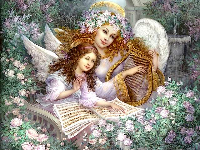 Angel Music by Nadezhda Strelkina Puzzle Spiel 