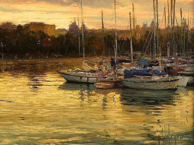 Barcelona in Gold by Vladimir Volegov puzzle game 