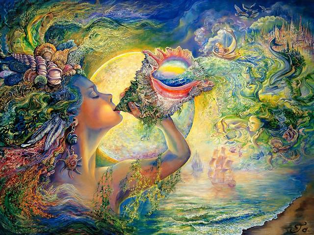 Call of the Sea by Josephine Wall - 'Call of the Sea' is an awesome painting by the talented English artist Josephine Wall, where she with a fantastic imagination and many details depicts the joy of discovery of the mighty city of Atlantis. A beautiful goddess, accompanied by playful mermaids, seahorses, dolphins and fishes, announces by the magic conch shell, that the enchanting world is found again and calls galleons to set off on journey. - , call, sea, Josephine, Wall, art, arts, awesome, painting, paintings, talented, English, artist, artists, fantastic, imagination, details, detail, joy, discovery, discoveries, mighty, city, cities, Atlantis, beautiful, goddess, goddesses, playful, mermaids, mermaid, seahorses, seahorse, dolphins, dolphin, fishes, fish, magic, conch, shell, shell, enchanting, world, worlds, galleons, galleon, journey, journeys - 'Call of the Sea' is an awesome painting by the talented English artist Josephine Wall, where she with a fantastic imagination and many details depicts the joy of discovery of the mighty city of Atlantis. A beautiful goddess, accompanied by playful mermaids, seahorses, dolphins and fishes, announces by the magic conch shell, that the enchanting world is found again and calls galleons to set off on journey. Решайте бесплатные онлайн Call of the Sea by Josephine Wall пазлы игры или отправьте Call of the Sea by Josephine Wall пазл игру приветственную открытку  из puzzles-games.eu.. Call of the Sea by Josephine Wall пазл, пазлы, пазлы игры, puzzles-games.eu, пазл игры, онлайн пазл игры, игры пазлы бесплатно, бесплатно онлайн пазл игры, Call of the Sea by Josephine Wall бесплатно пазл игра, Call of the Sea by Josephine Wall онлайн пазл игра , jigsaw puzzles, Call of the Sea by Josephine Wall jigsaw puzzle, jigsaw puzzle games, jigsaw puzzles games, Call of the Sea by Josephine Wall пазл игра открытка, пазлы игры открытки, Call of the Sea by Josephine Wall пазл игра приветственная открытка