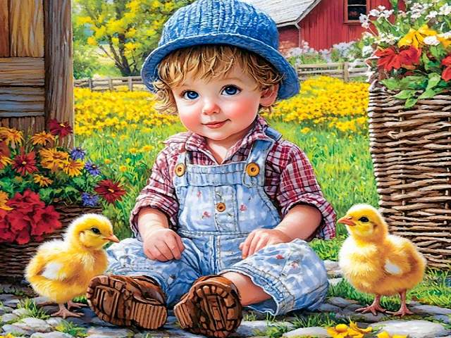 Farm Boy puzzle game 
