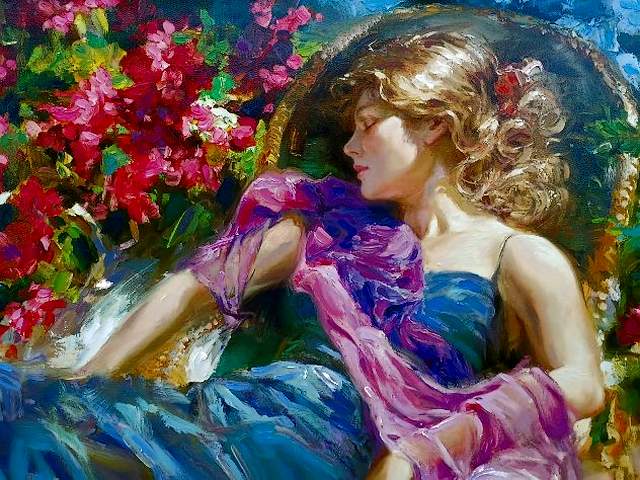 Sundrenched Garden by Vladimir Volegov juego de puzzle 