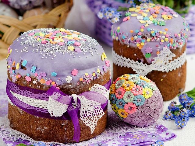 Kulich Russian Easter Bread Puzzle Spiel 