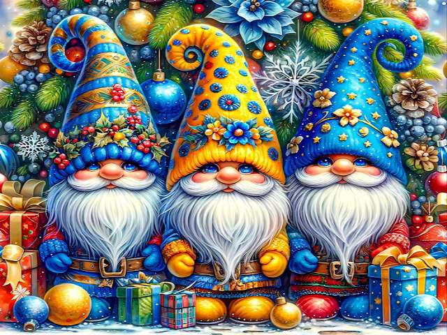 Christmas Gnomes пъзел игра 