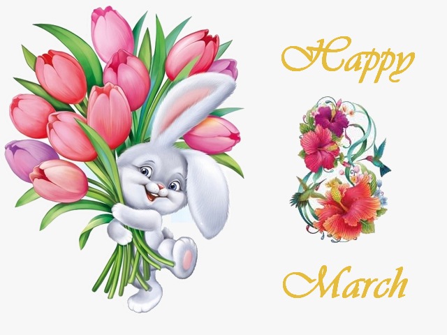 Happy 8 March Greeting Card - A beautiful greeting card for International Women's Day with a cute bunny, holding a bouquet of delicate tulips and a 'Happy March 8' wish to all women, to feel happy, beautiful and loved.<br />
Since 1975, when the United Nations recognize and begin celebrating the International Women's Day, March 8 is a global day, marking the social, economic, cultural, and political achievements of women. - , happy, March, greeting, card, cards, holidays, holiday, beautiful, International, Day, cute, bunny, bouquet, delicate, tulips, tulip, wish, wishes, women, happy, beautiful, loved, 1975, United, Nations, global, social, economic, cultural, political, achievements - A beautiful greeting card for International Women's Day with a cute bunny, holding a bouquet of delicate tulips and a 'Happy March 8' wish to all women, to feel happy, beautiful and loved.<br />
Since 1975, when the United Nations recognize and begin celebrating the International Women's Day, March 8 is a global day, marking the social, economic, cultural, and political achievements of women. Решайте бесплатные онлайн Happy 8 March Greeting Card пазлы игры или отправьте Happy 8 March Greeting Card пазл игру приветственную открытку  из puzzles-games.eu.. Happy 8 March Greeting Card пазл, пазлы, пазлы игры, puzzles-games.eu, пазл игры, онлайн пазл игры, игры пазлы бесплатно, бесплатно онлайн пазл игры, Happy 8 March Greeting Card бесплатно пазл игра, Happy 8 March Greeting Card онлайн пазл игра , jigsaw puzzles, Happy 8 March Greeting Card jigsaw puzzle, jigsaw puzzle games, jigsaw puzzles games, Happy 8 March Greeting Card пазл игра открытка, пазлы игры открытки, Happy 8 March Greeting Card пазл игра приветственная открытка