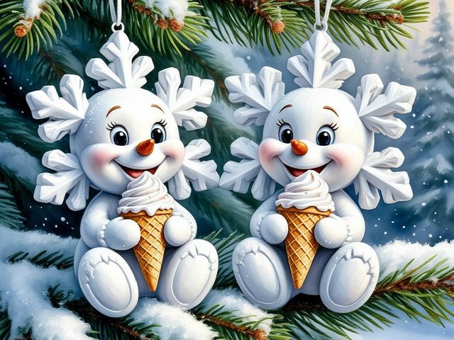 Snowmen Christmas Decoration пазл игру 