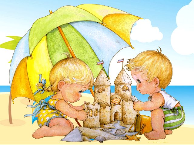 Summer Scene by Ruth Morehead Puzzle Spiel 