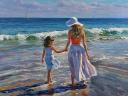 Along Seashore by Vladimir Volegov
