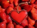Strawberries and Heart Gift Set
